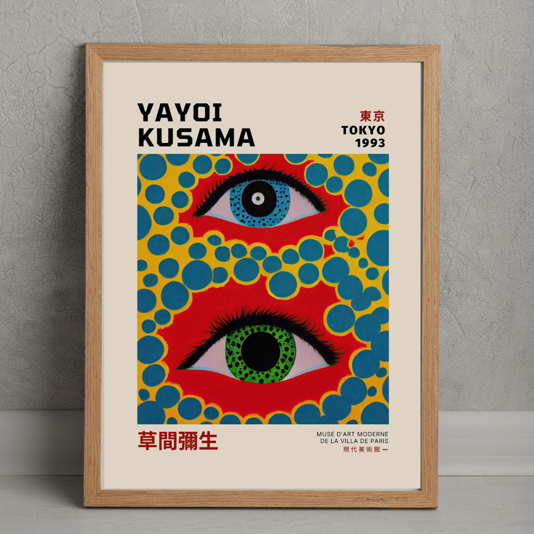 Cuadro Yayoi Kusama Eyes 1993