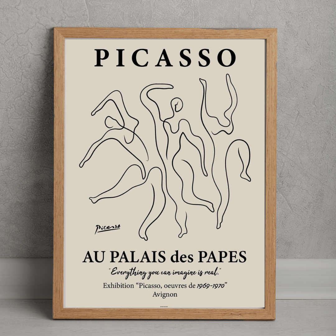 Cuadro Picasso Everything you can imagine is Real