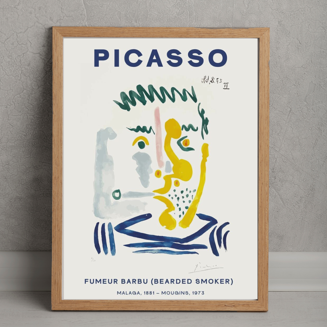 Cuadro Picasso Bearded Smoker