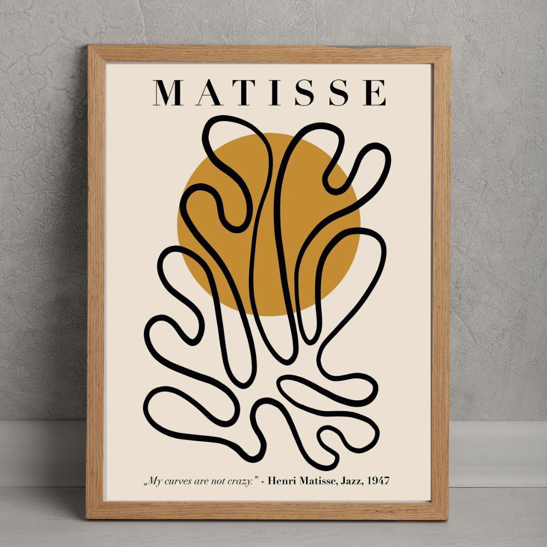Cuadro Matisse My Curves are not Crazy