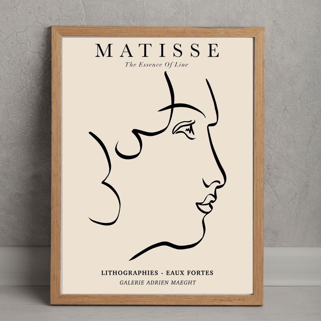 Cuadro Matisse The Essence of line v2